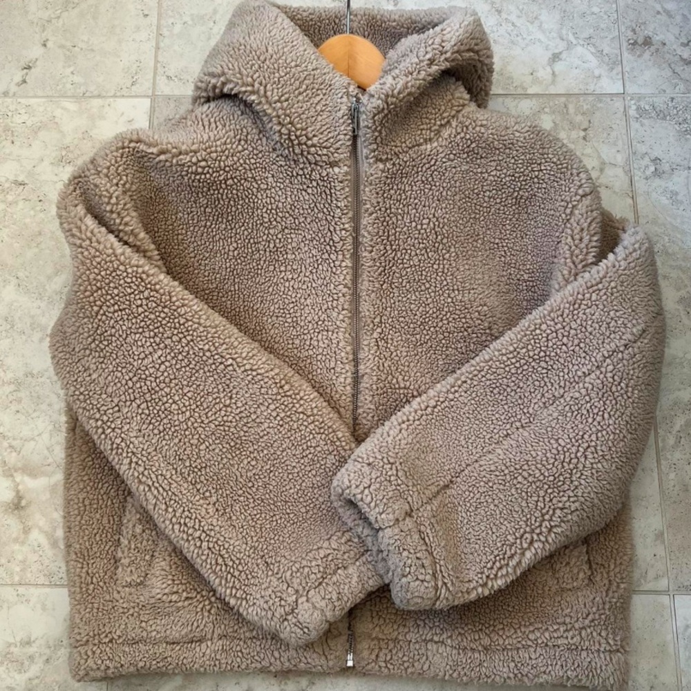 TNA Sherpa Hooded Jacket, Heavy Lined, Size S